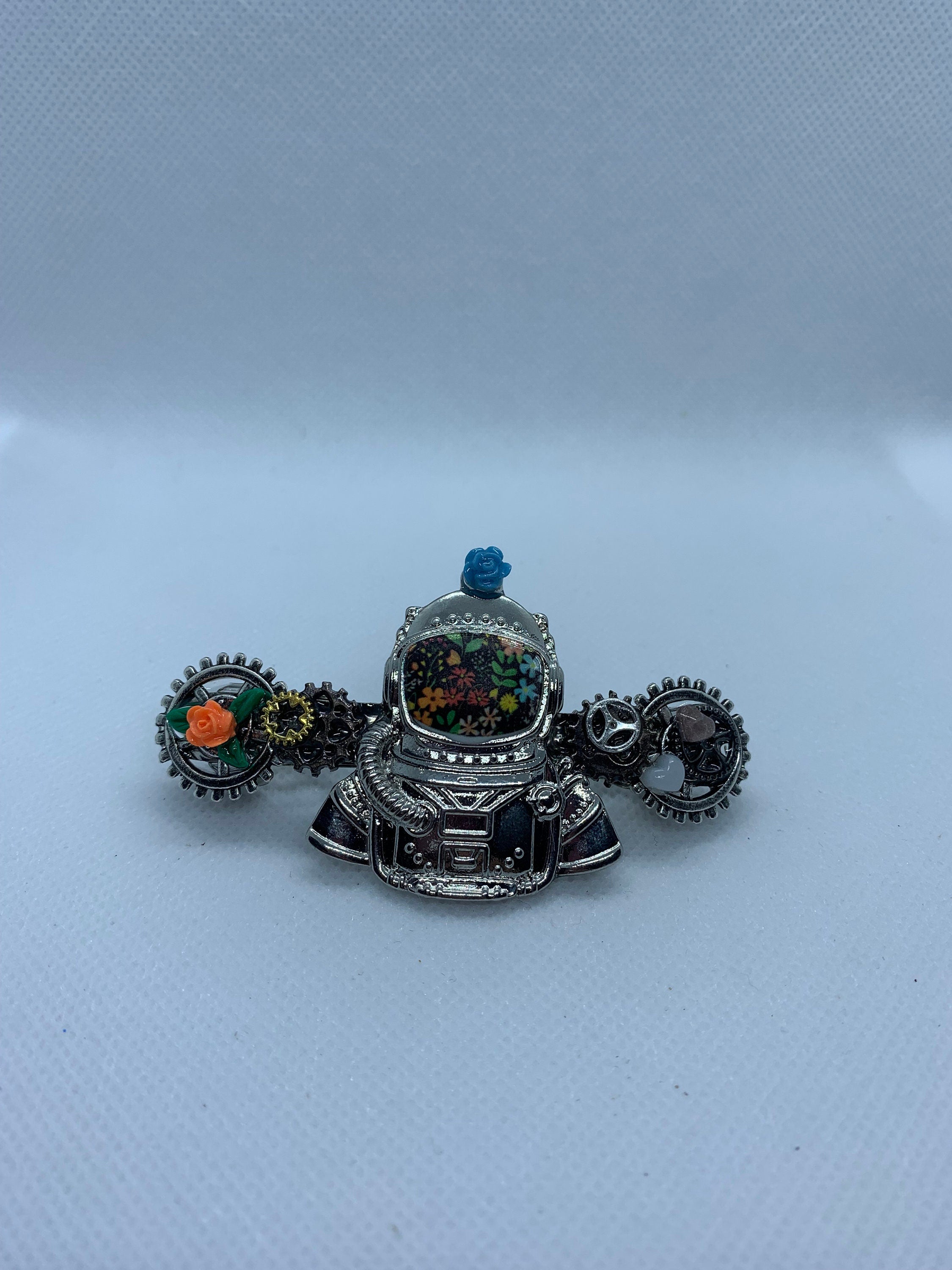 Astronaut Steampunk French Barrette Hair