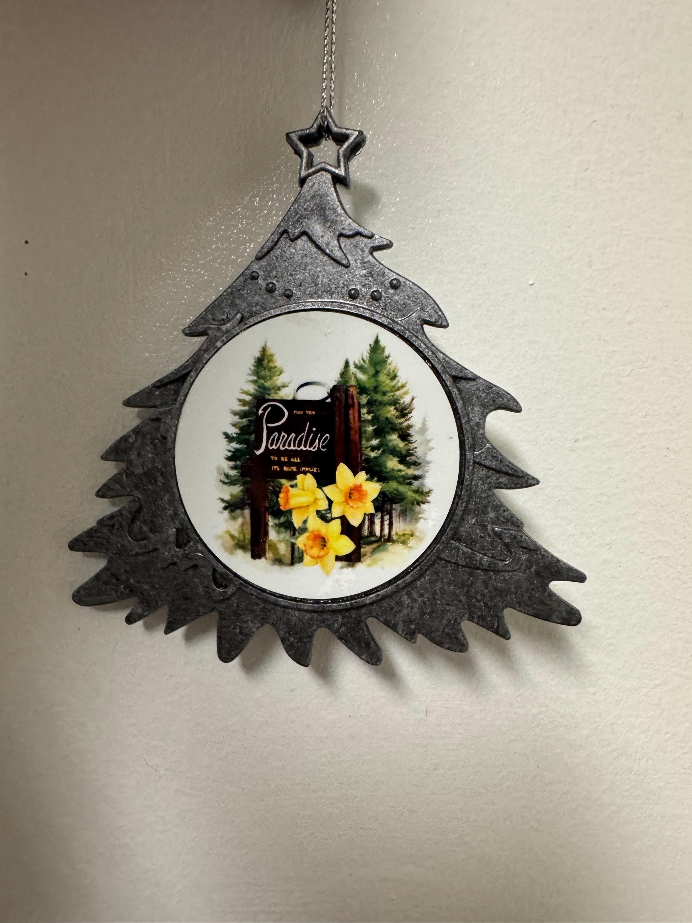 Paradise Antique Look Tree or Circle Ornaments