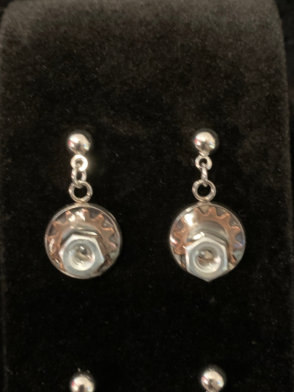 Dangle steampunk earrings