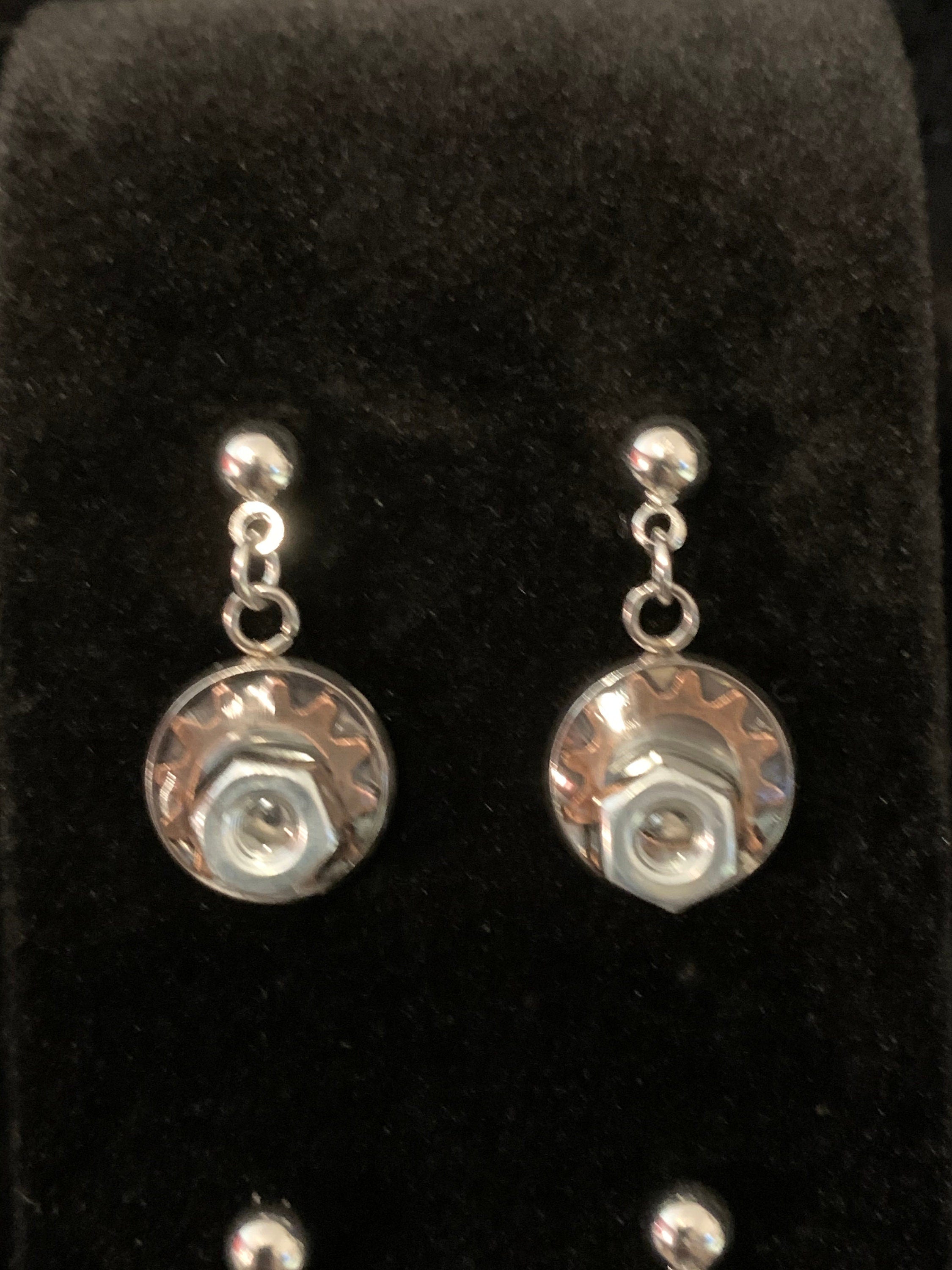 Dangle steampunk earrings