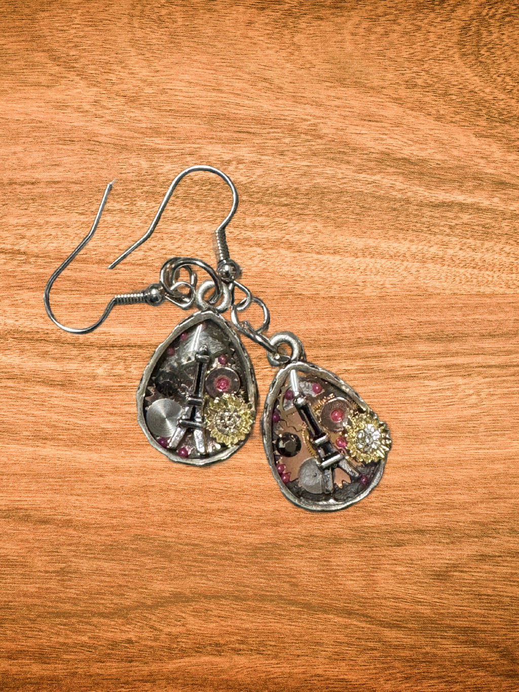 Paris Eiffel Tower Tear Drop Earrings