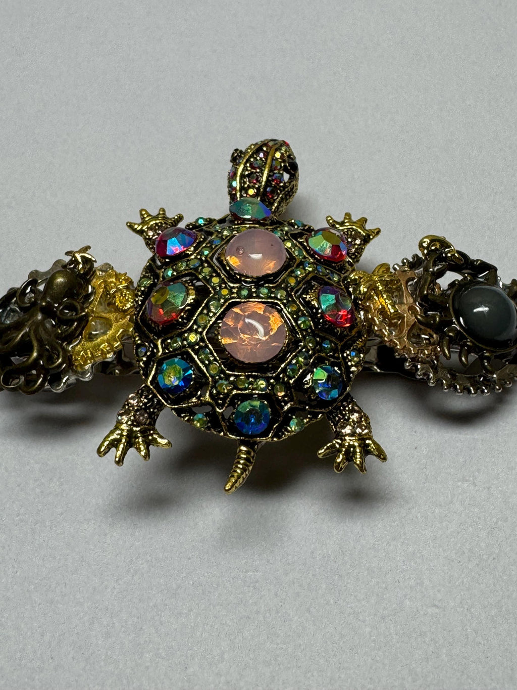 Turtle Metal Barrette