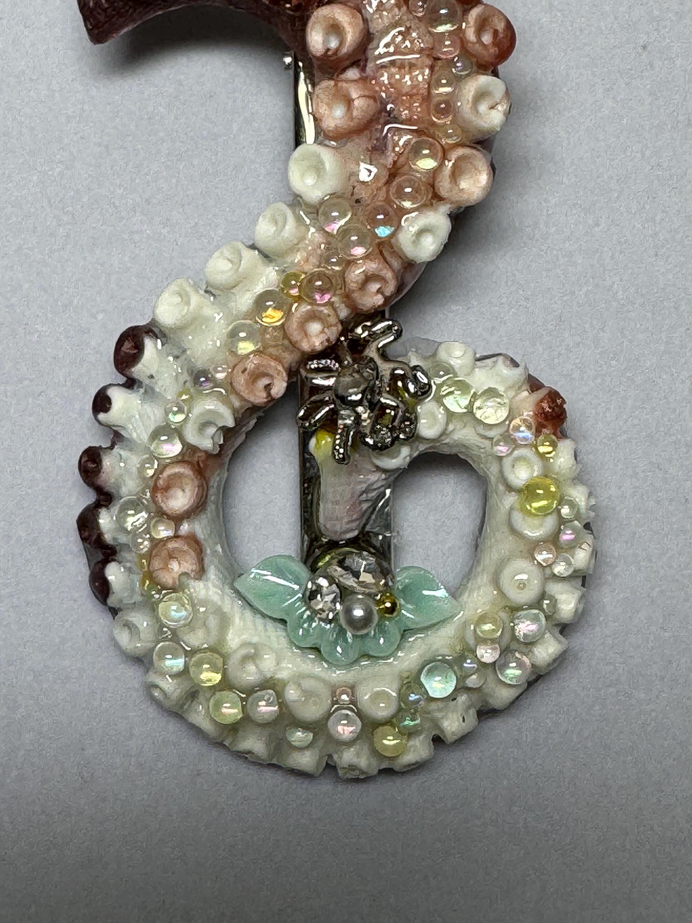 Resin Octopus Tentacles Hair Clips Barrettes