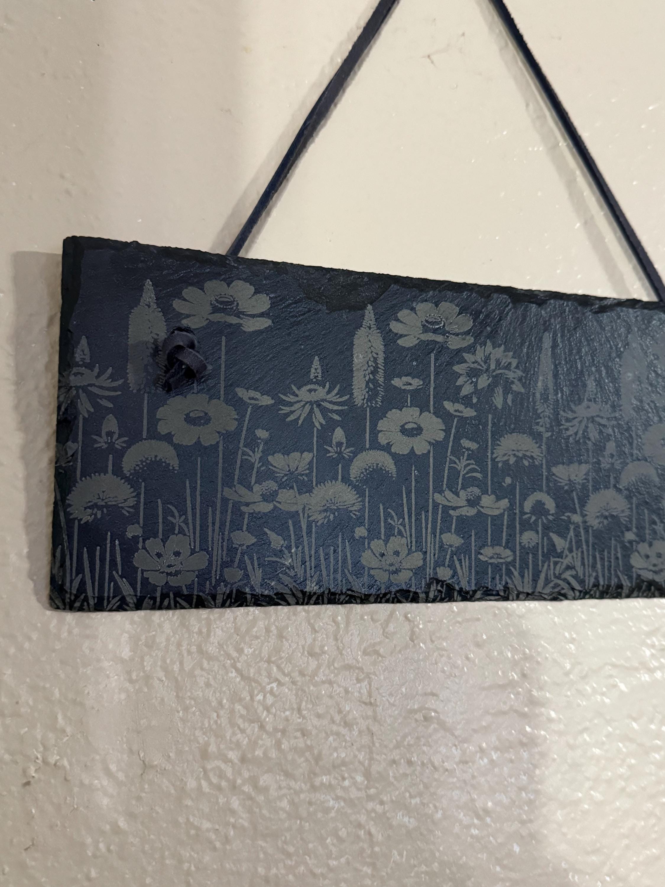Slate Hanging Pictures, Fishing, Hamster, Flowers, Lighthouse,