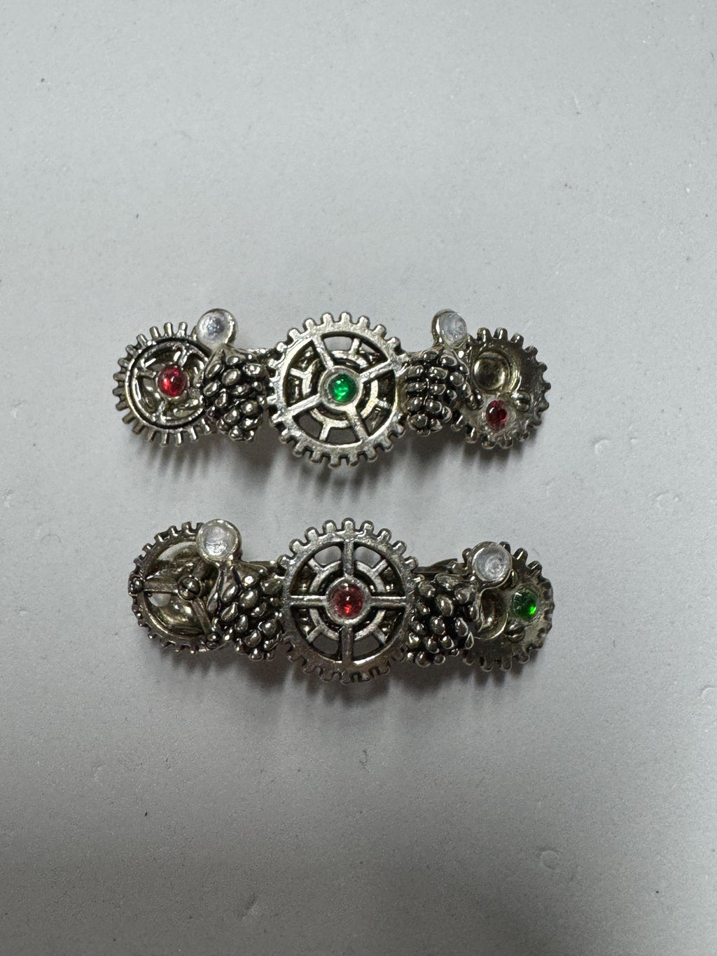 Pinecone Metal Steampunk hair Barrette sets