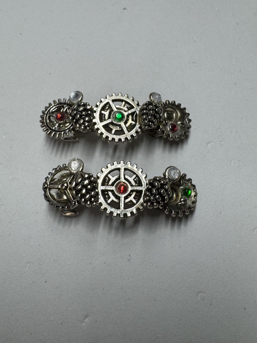 Pinecone Metal Steampunk hair Barrette sets
