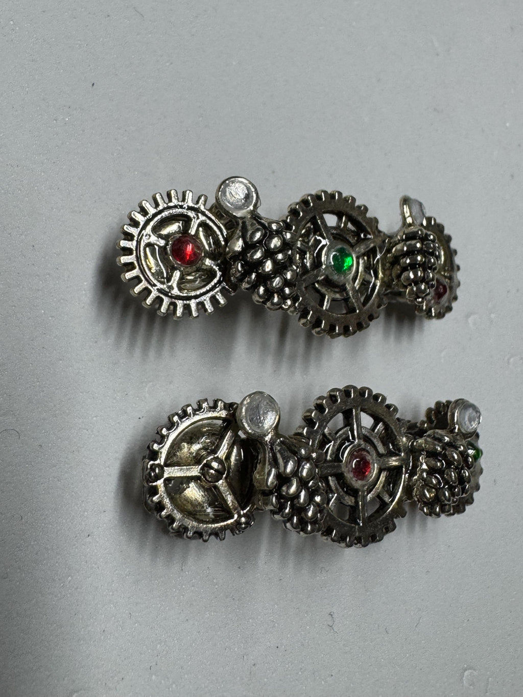 Pinecone Metal Steampunk hair Barrette sets