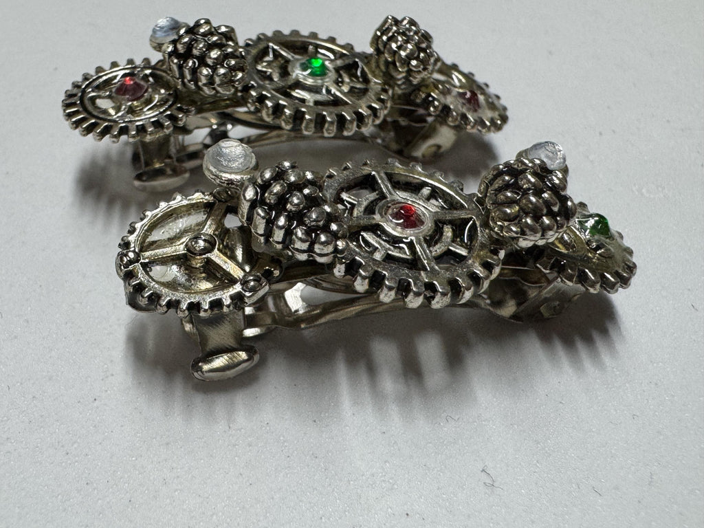 Pinecone Metal Steampunk hair Barrette sets