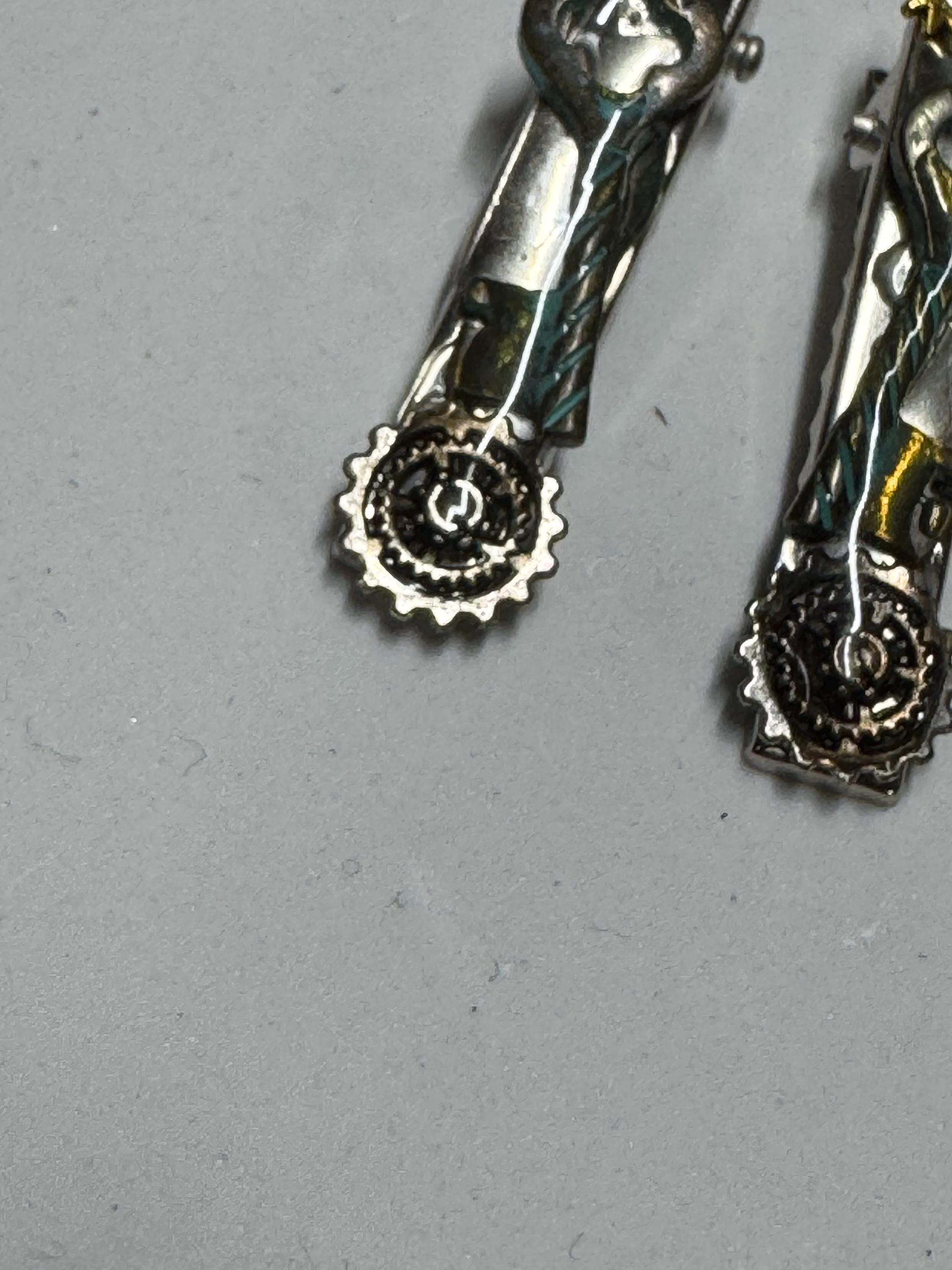 Steampunk Tiny Metal Hair clip Sets