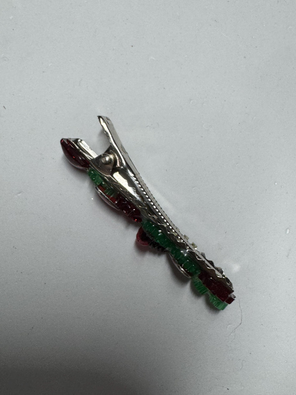 Flower and Resin Hair Clips