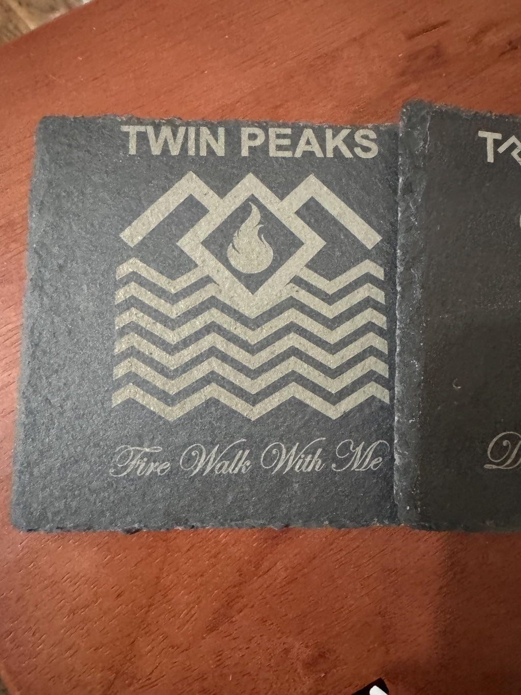 Twin Peaks TV Show Slate Coasters