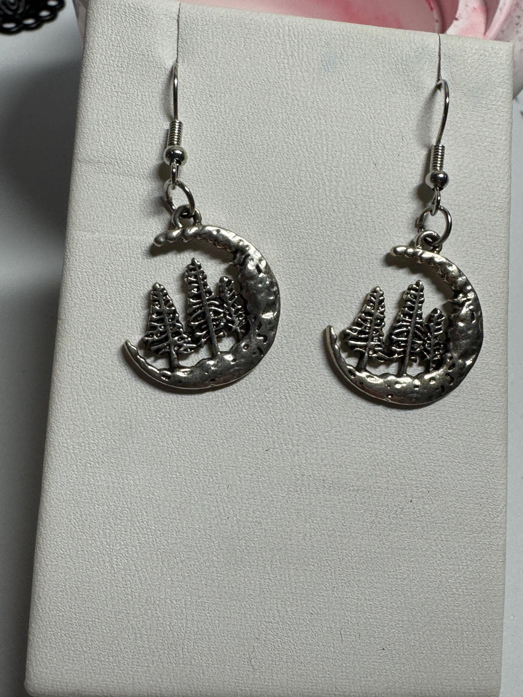 Pine Tree Earrings Silver or Copper