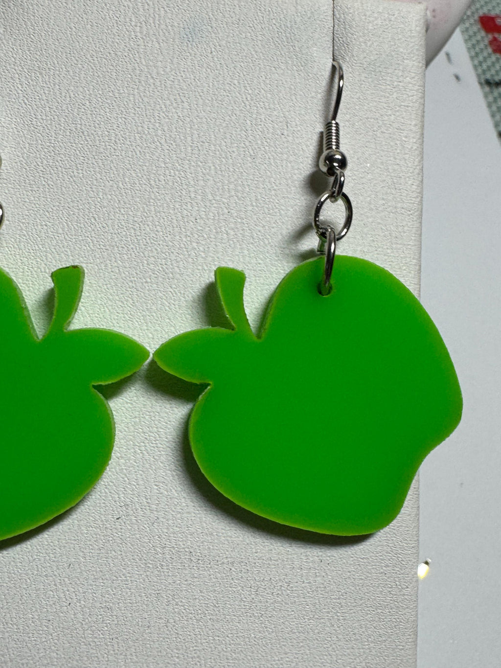 Apple Earrings Red or Green