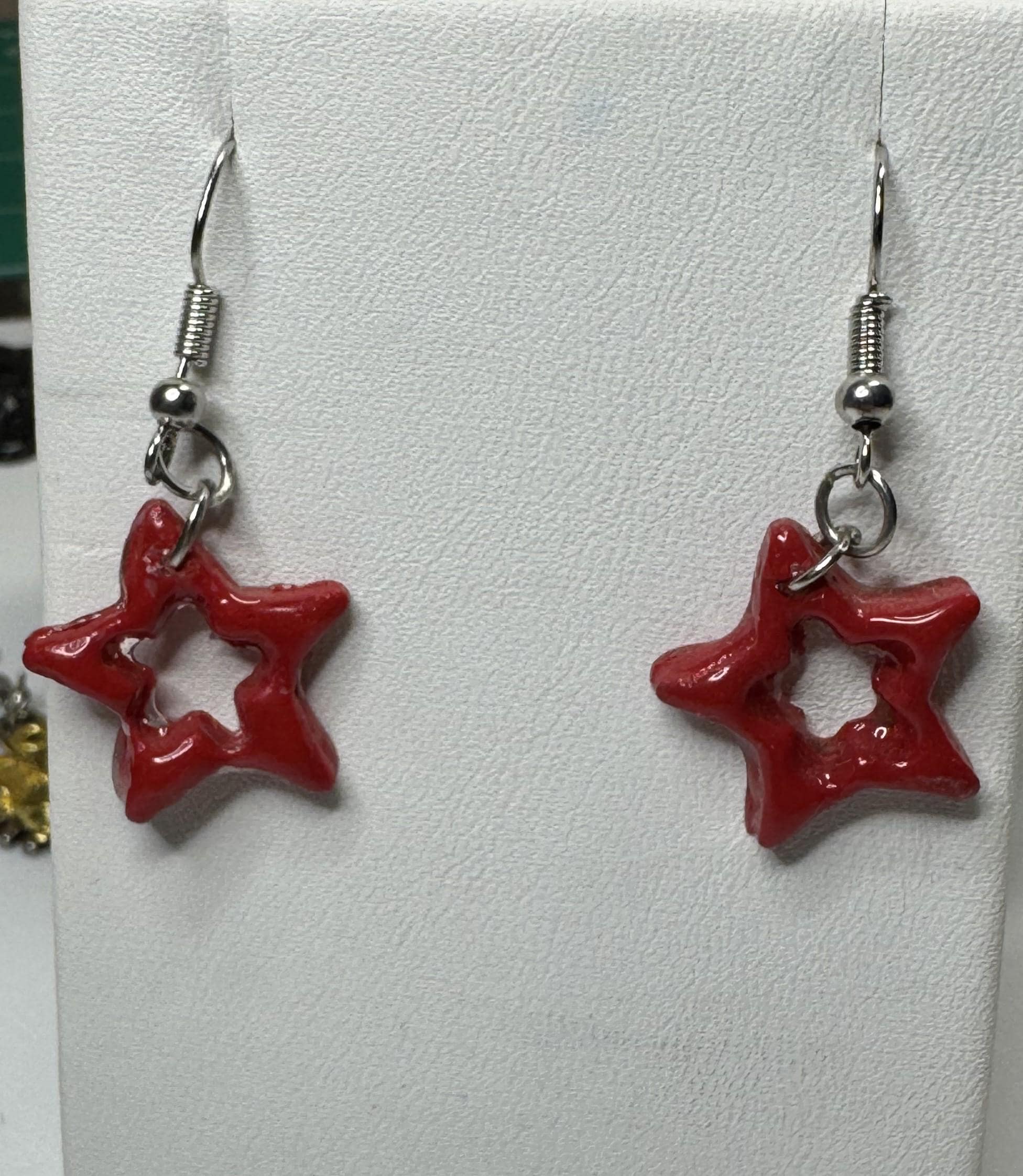 Star Clay Earrings