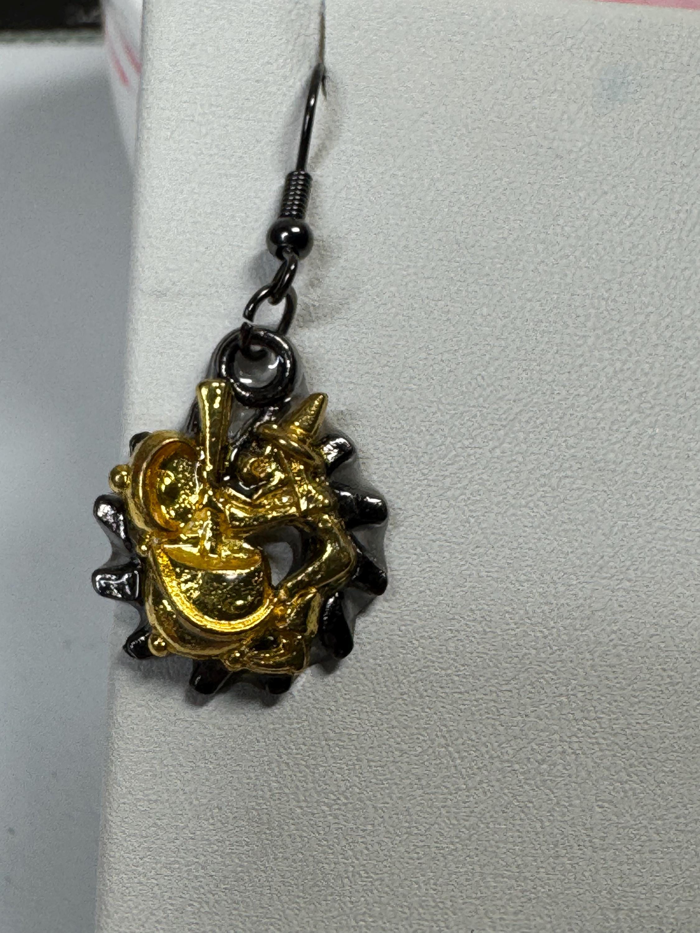 Witchy Metal Dangle Earrings