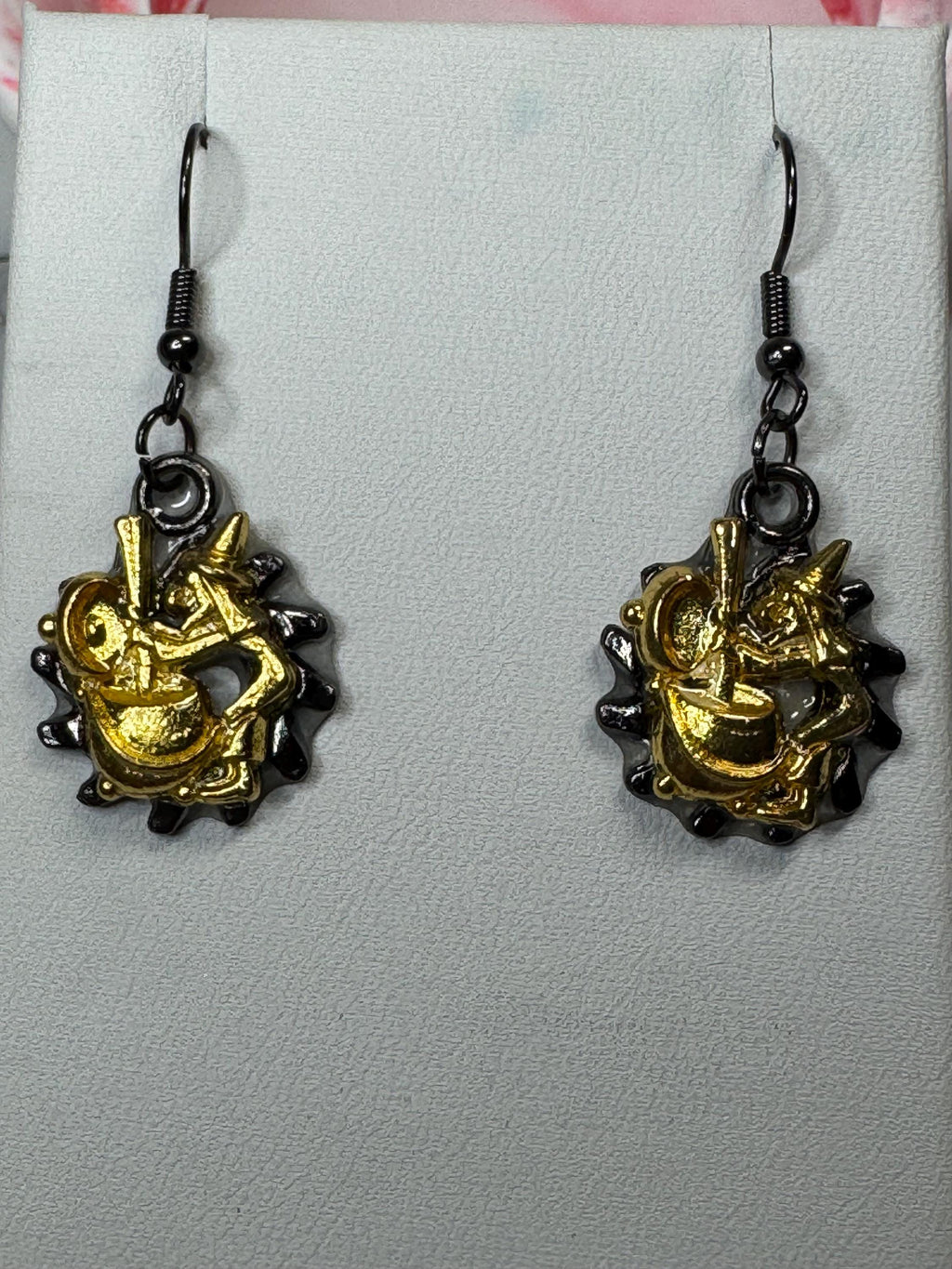 Witchy Metal Dangle Earrings