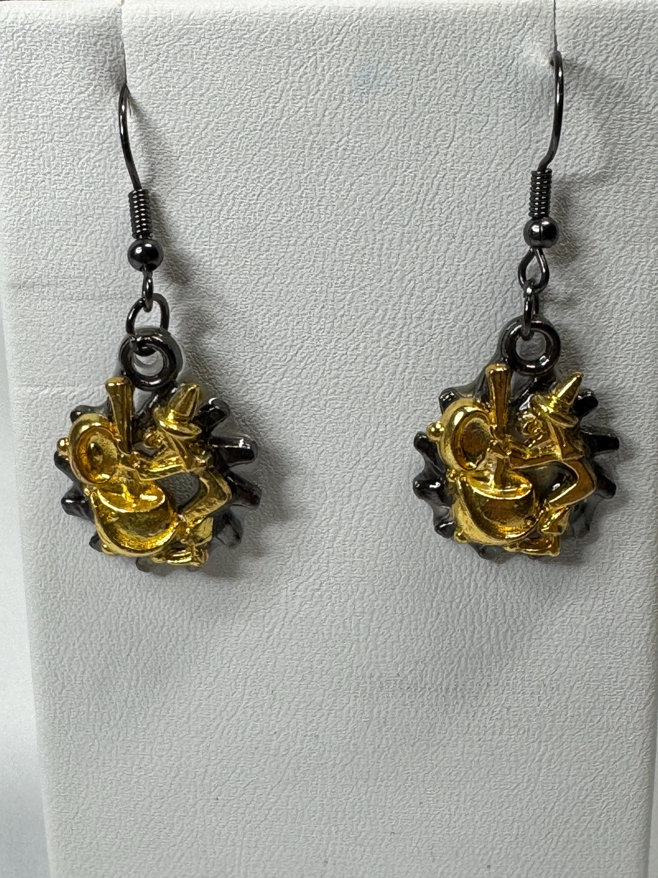 Witchy Metal Dangle Earrings