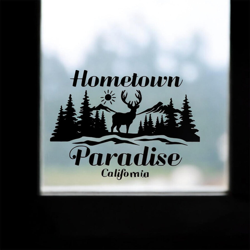 Hometown Paradise or Magalia Car or window Decal