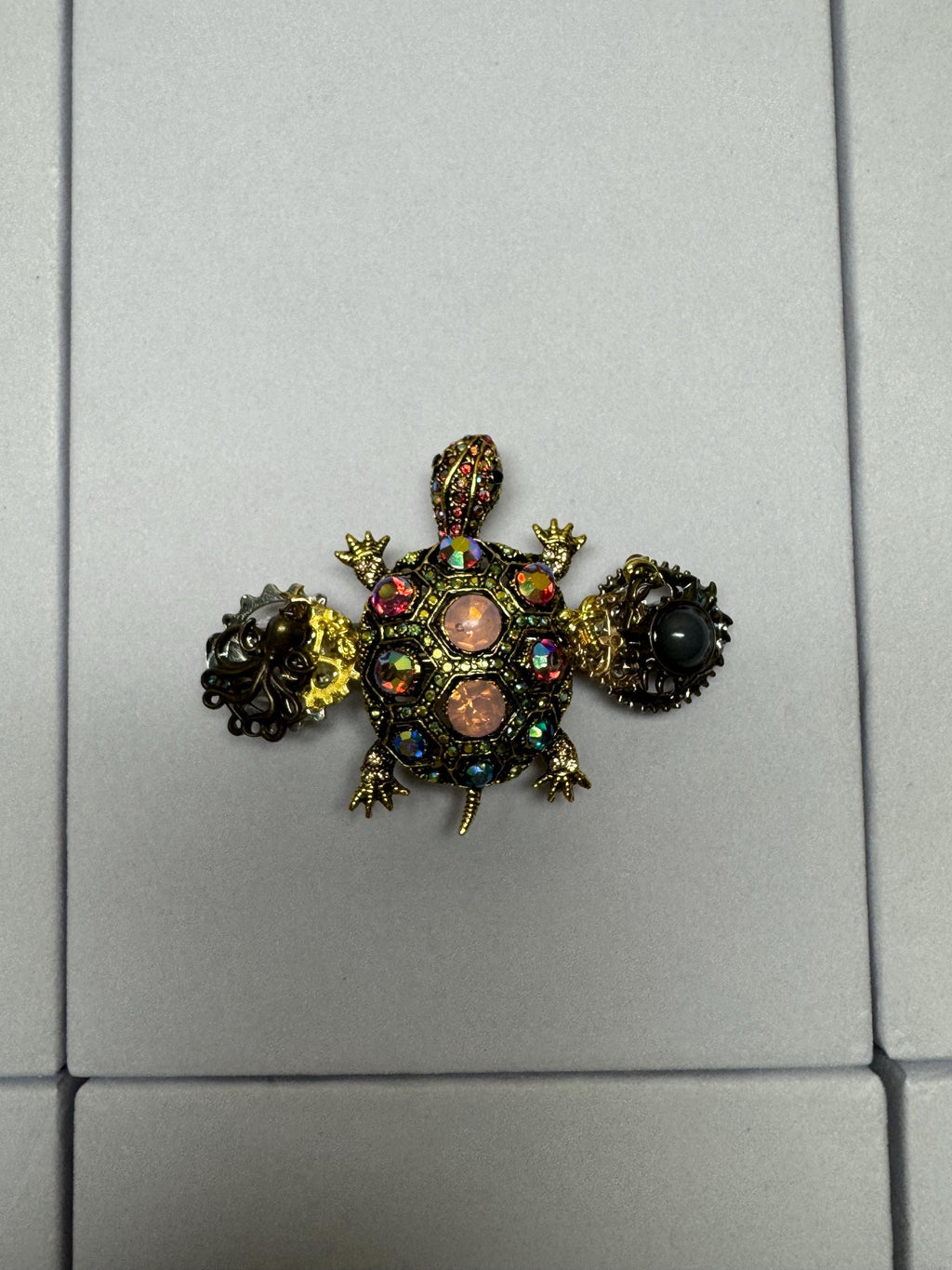 Turtle Metal Barrette