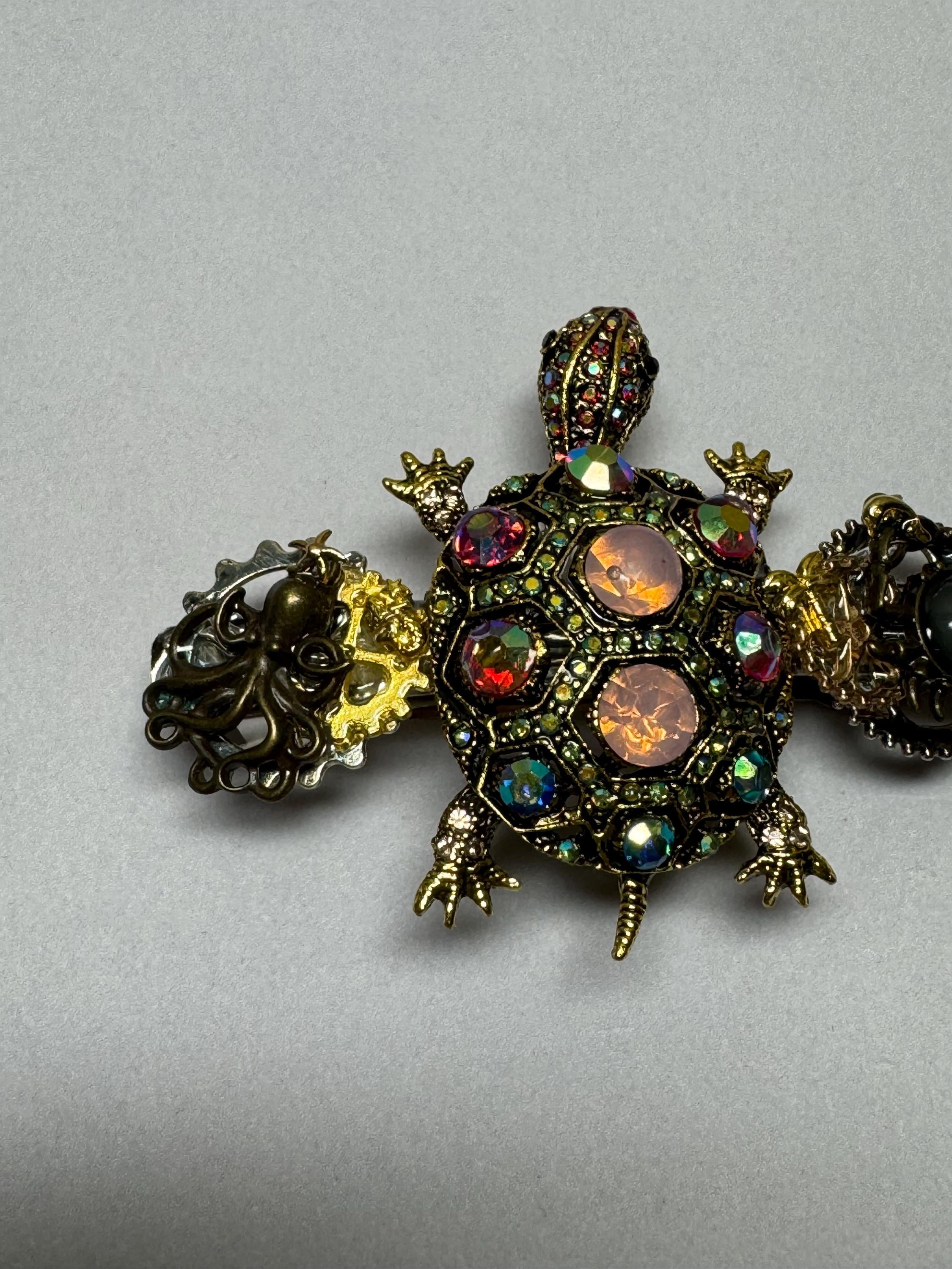 Turtle Metal Barrette