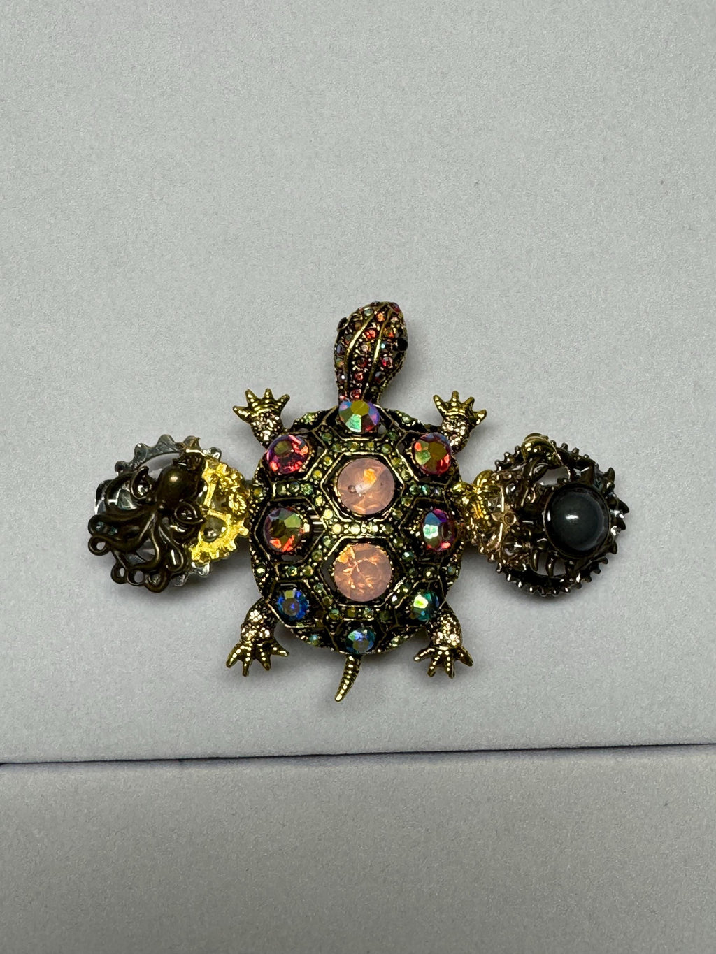 Turtle Metal Barrette