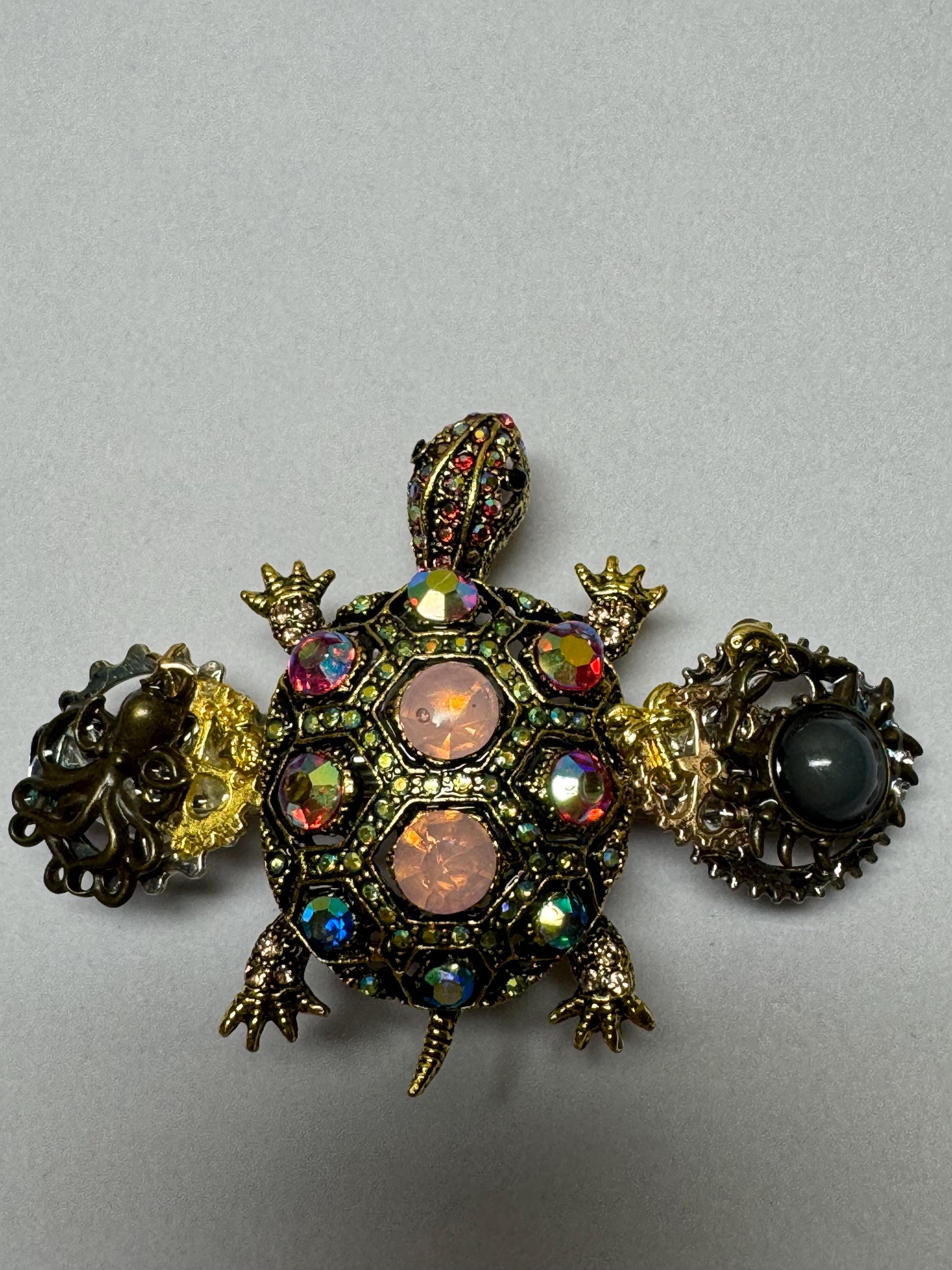 Turtle Metal Barrette