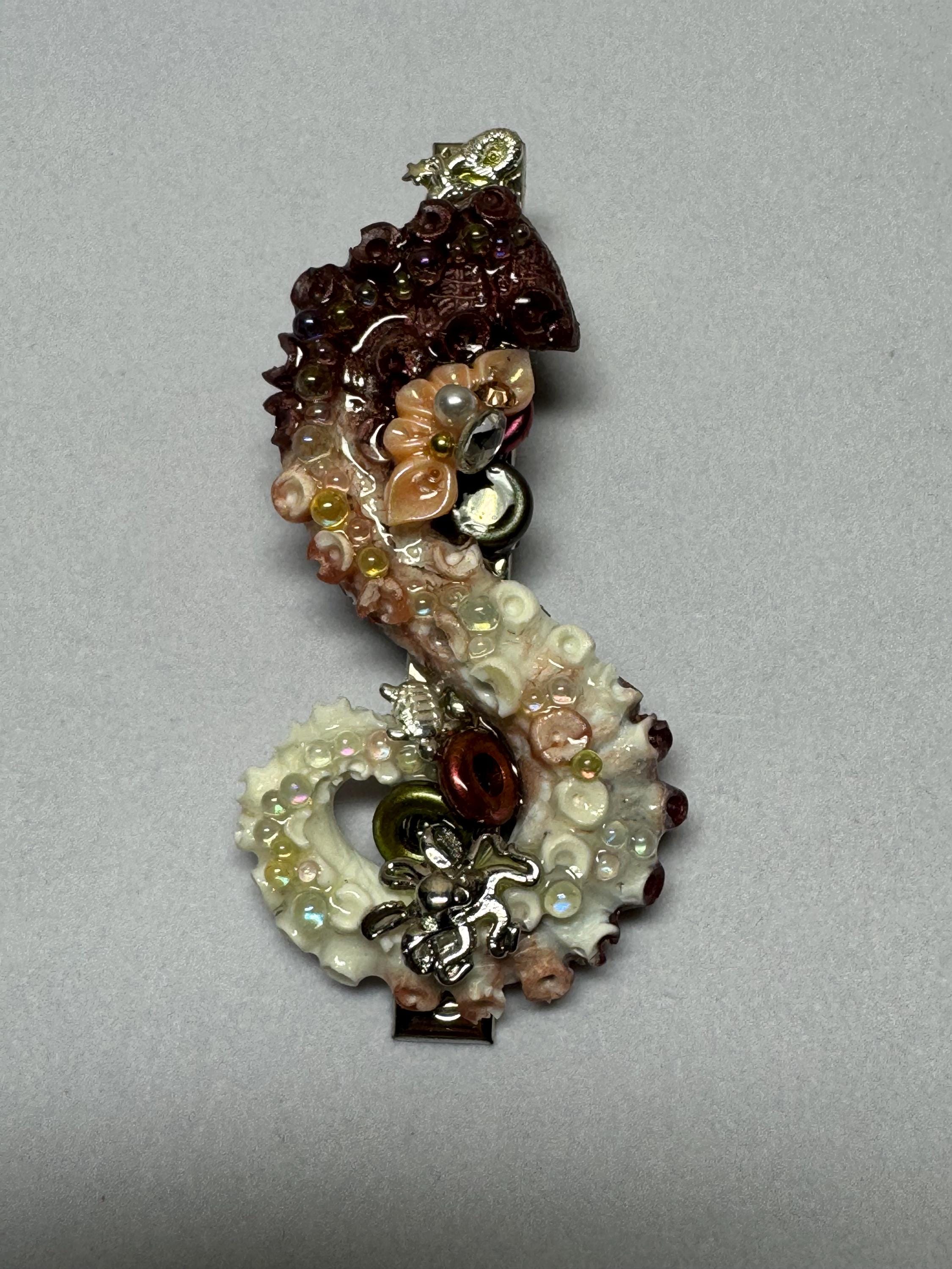 Resin Octopus Tentacles Hair Clips Barrettes