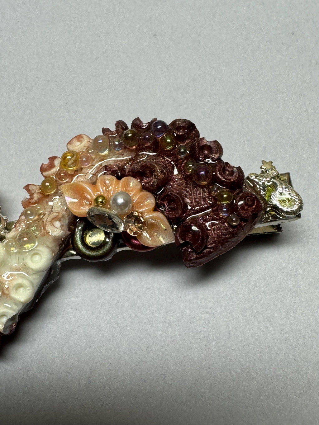 Resin Octopus Tentacles Hair Clips Barrettes