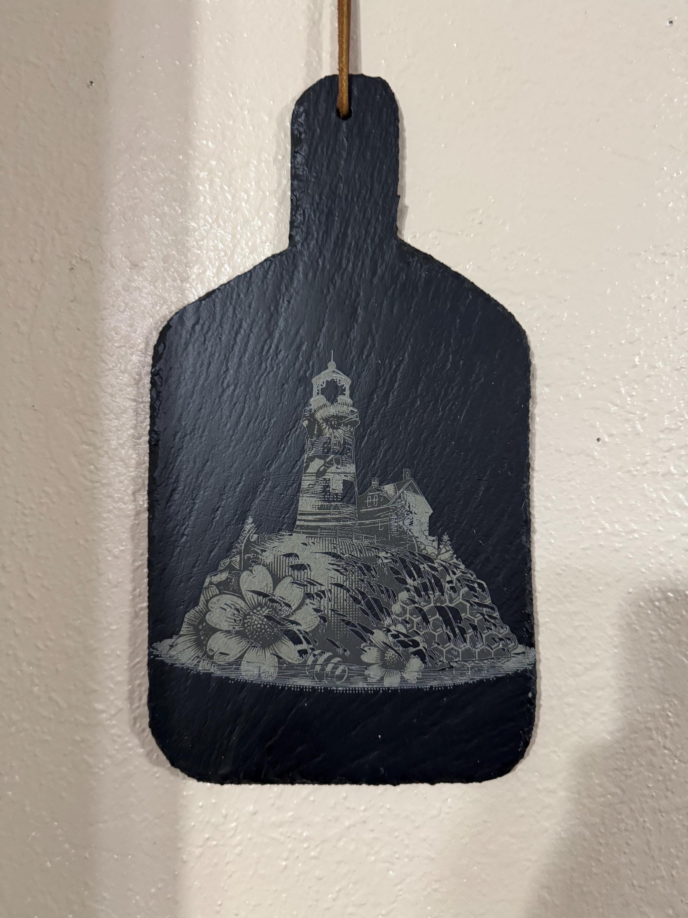 Slate Hanging Pictures, Fishing, Hamster, Flowers, Lighthouse,