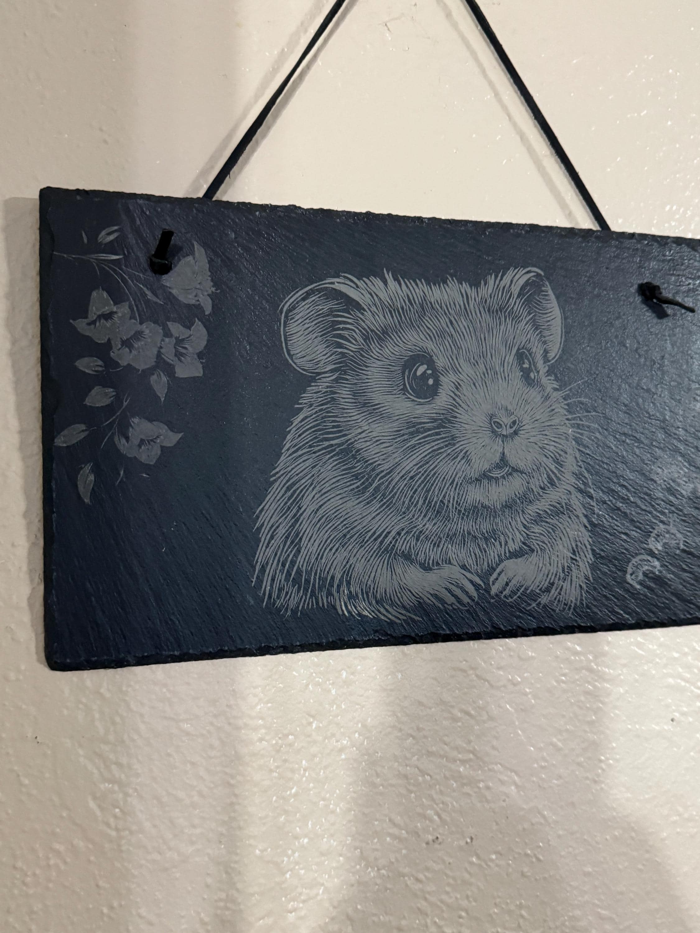 Slate Hanging Pictures, Fishing, Hamster, Flowers, Lighthouse,