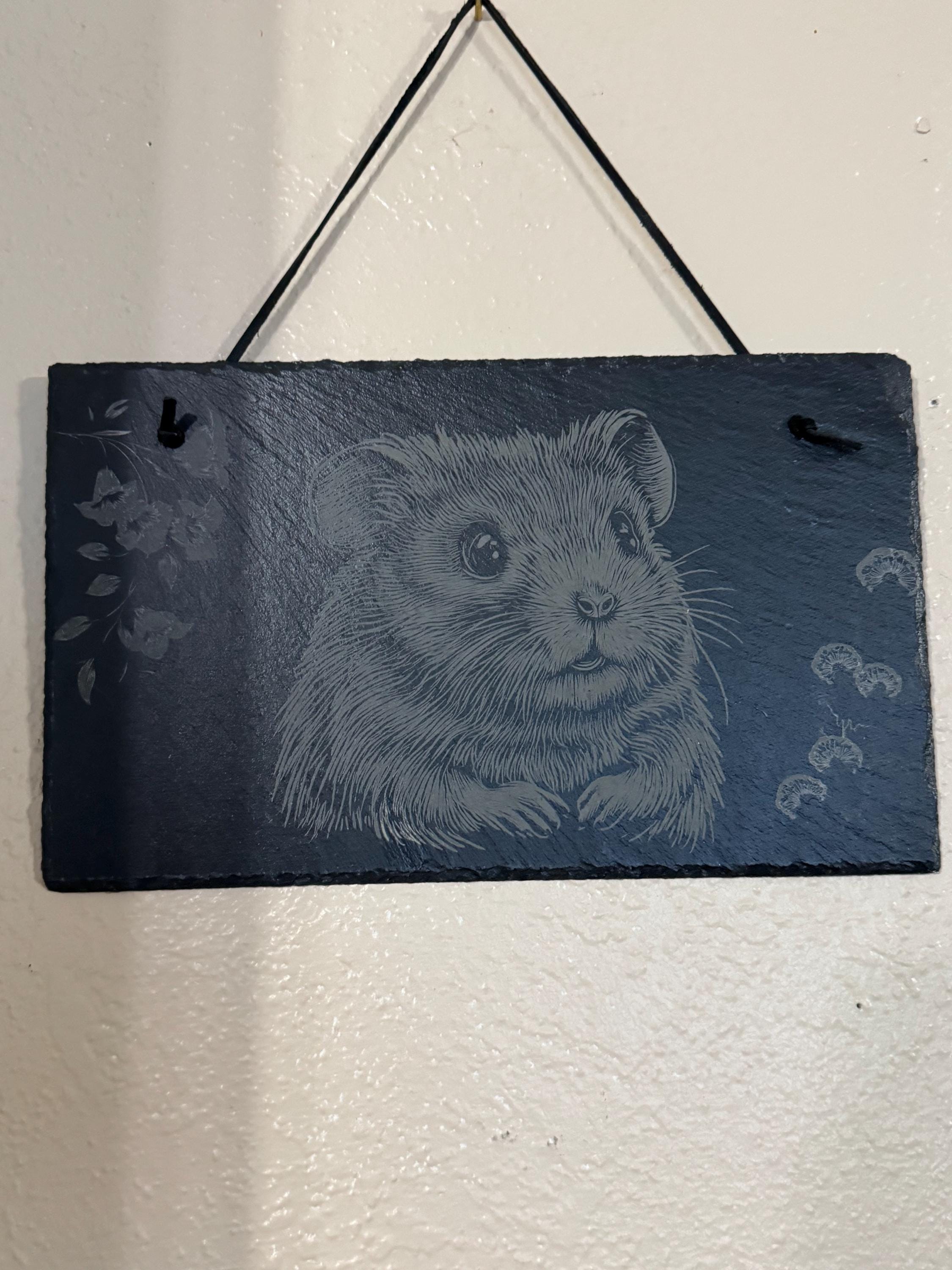 Slate Hanging Pictures, Fishing, Hamster, Flowers, Lighthouse,