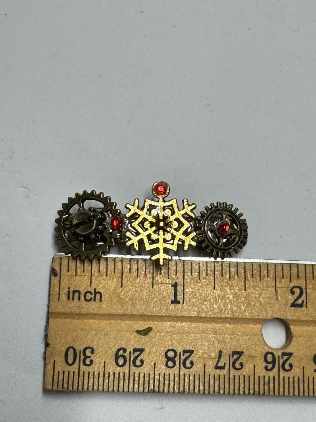 Snowflake Steampunk Metal Barrette sets