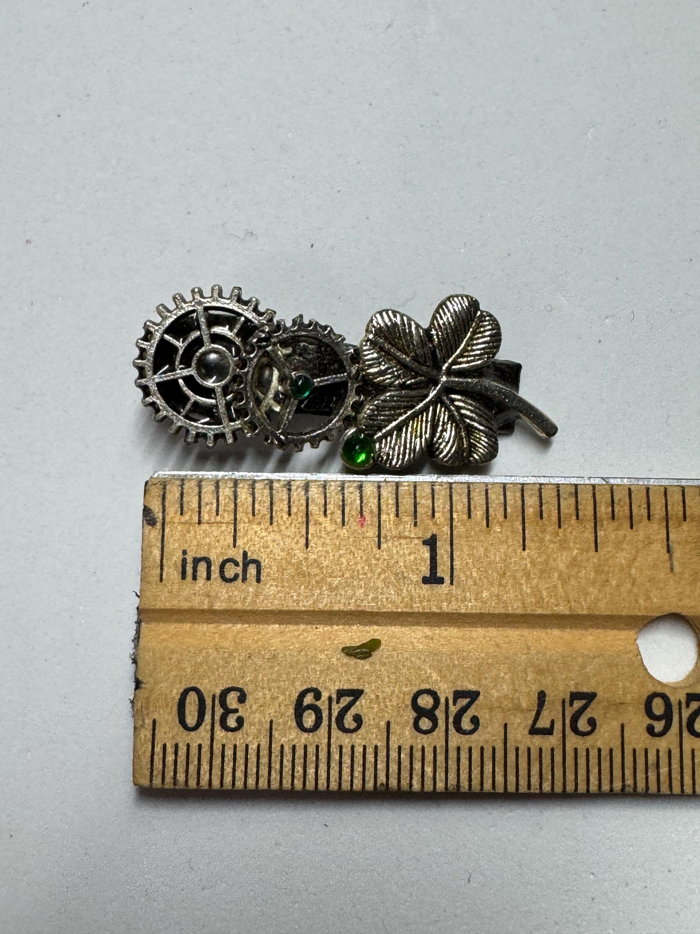 Tiny Metal Hair Clip Sets, Clover, Skulls and Snowflakes
