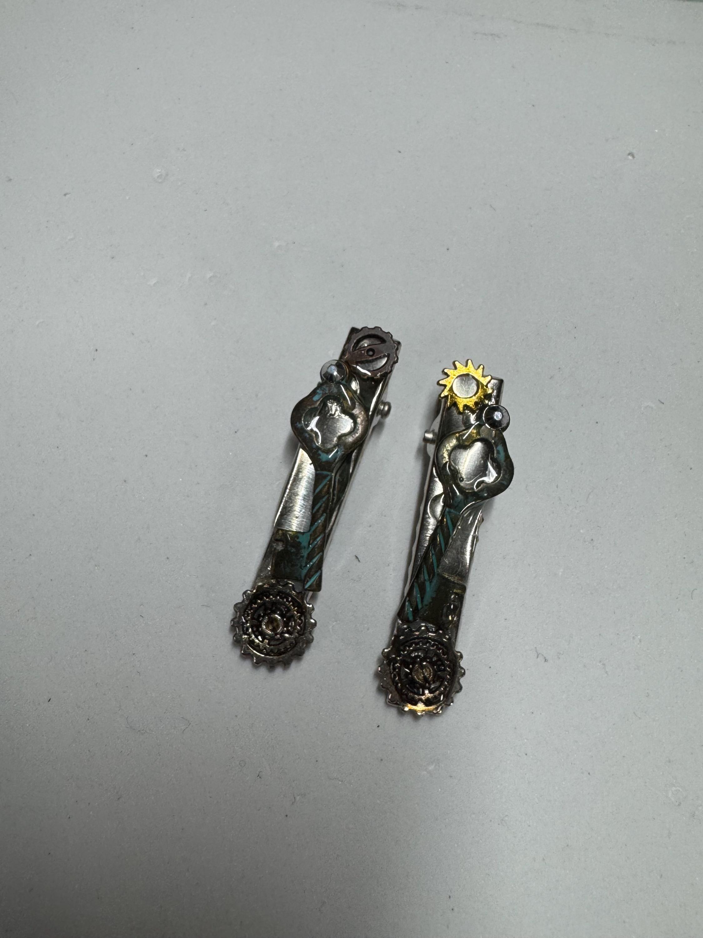 Steampunk Tiny Metal Hair clip Sets