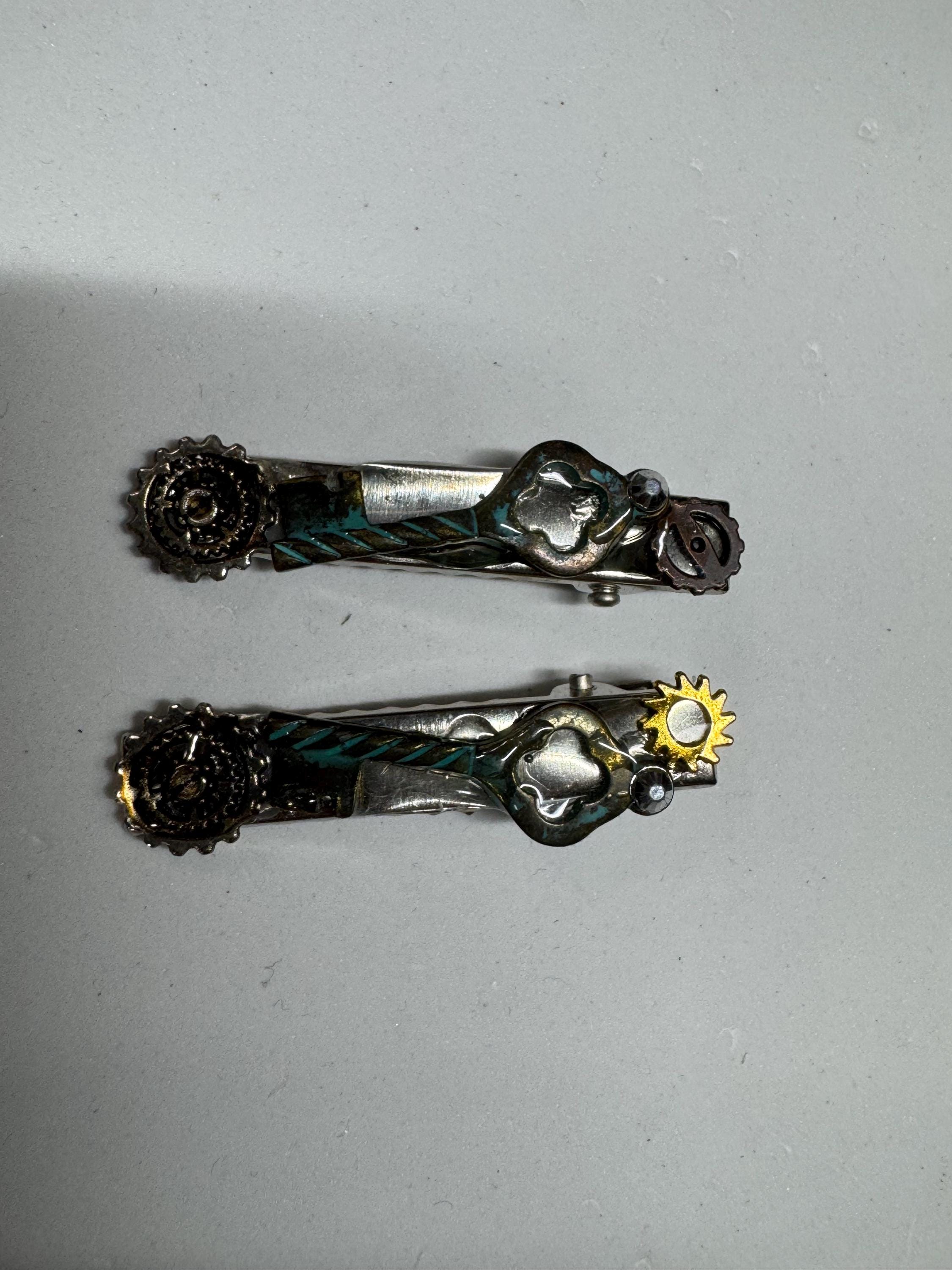 Steampunk Tiny Metal Hair clip Sets