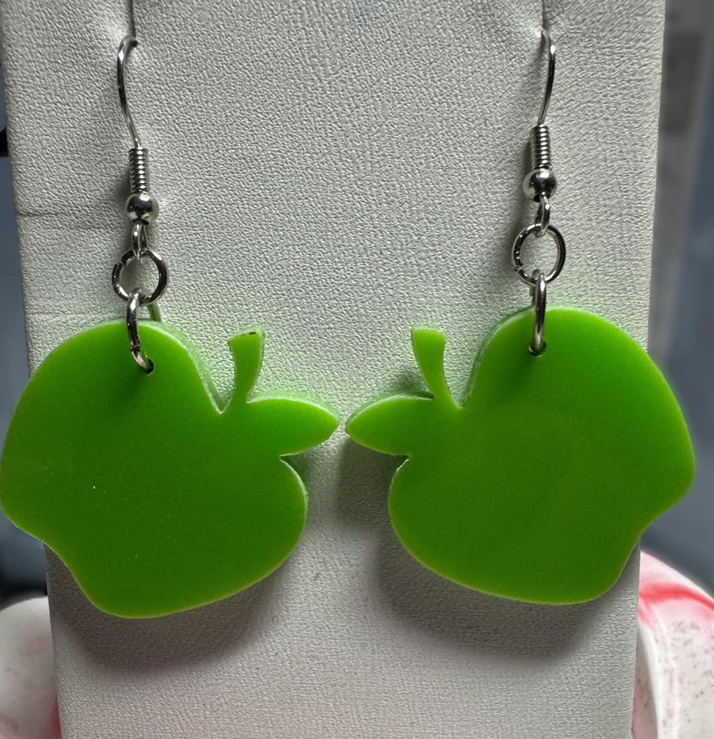 Apple Earrings Red or Green