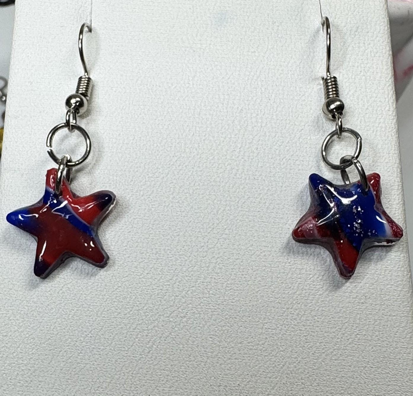 Star Clay Earrings
