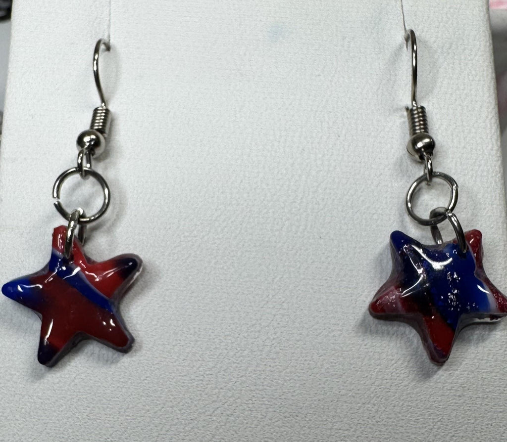 Star Clay Earrings
