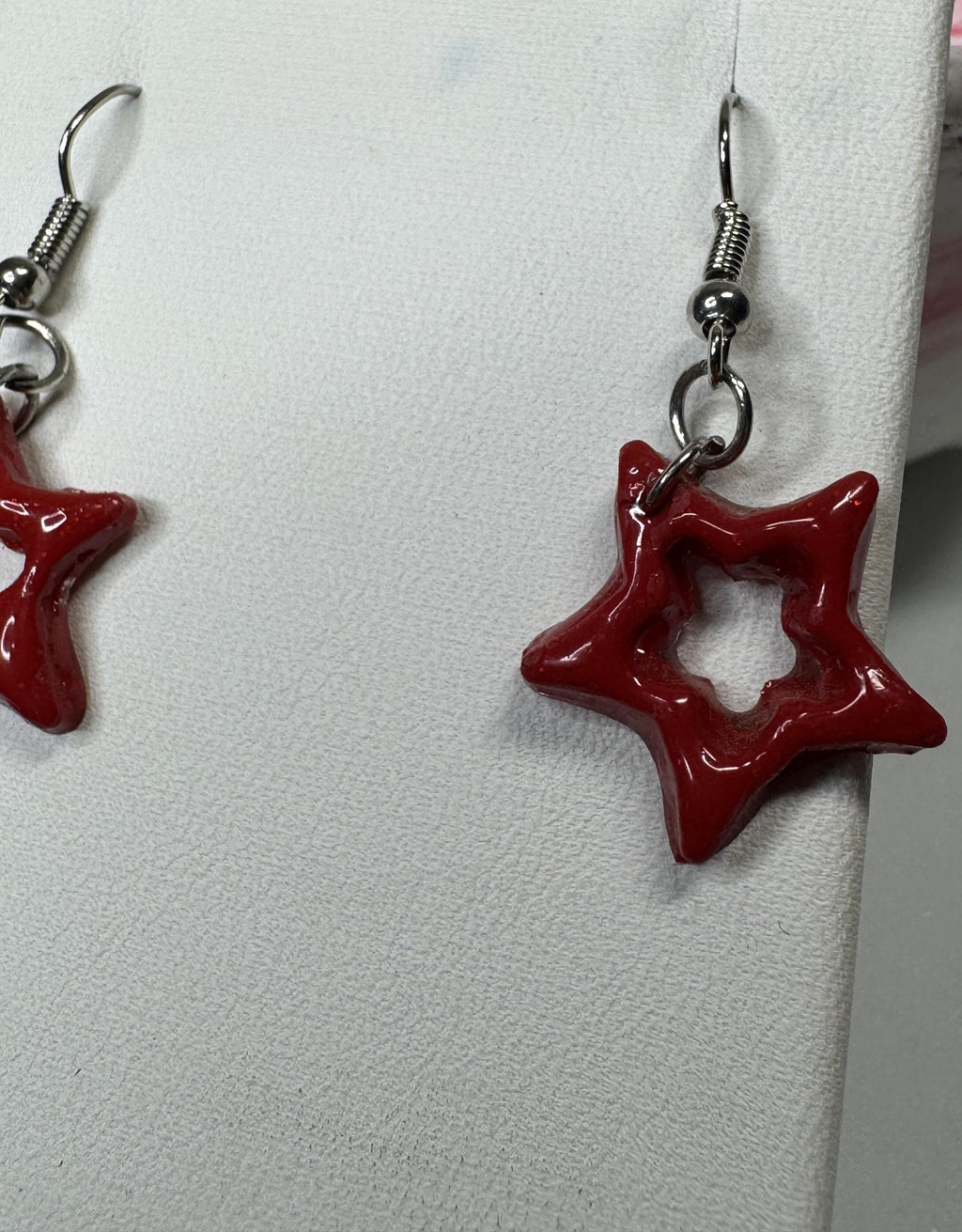 Star Clay Earrings