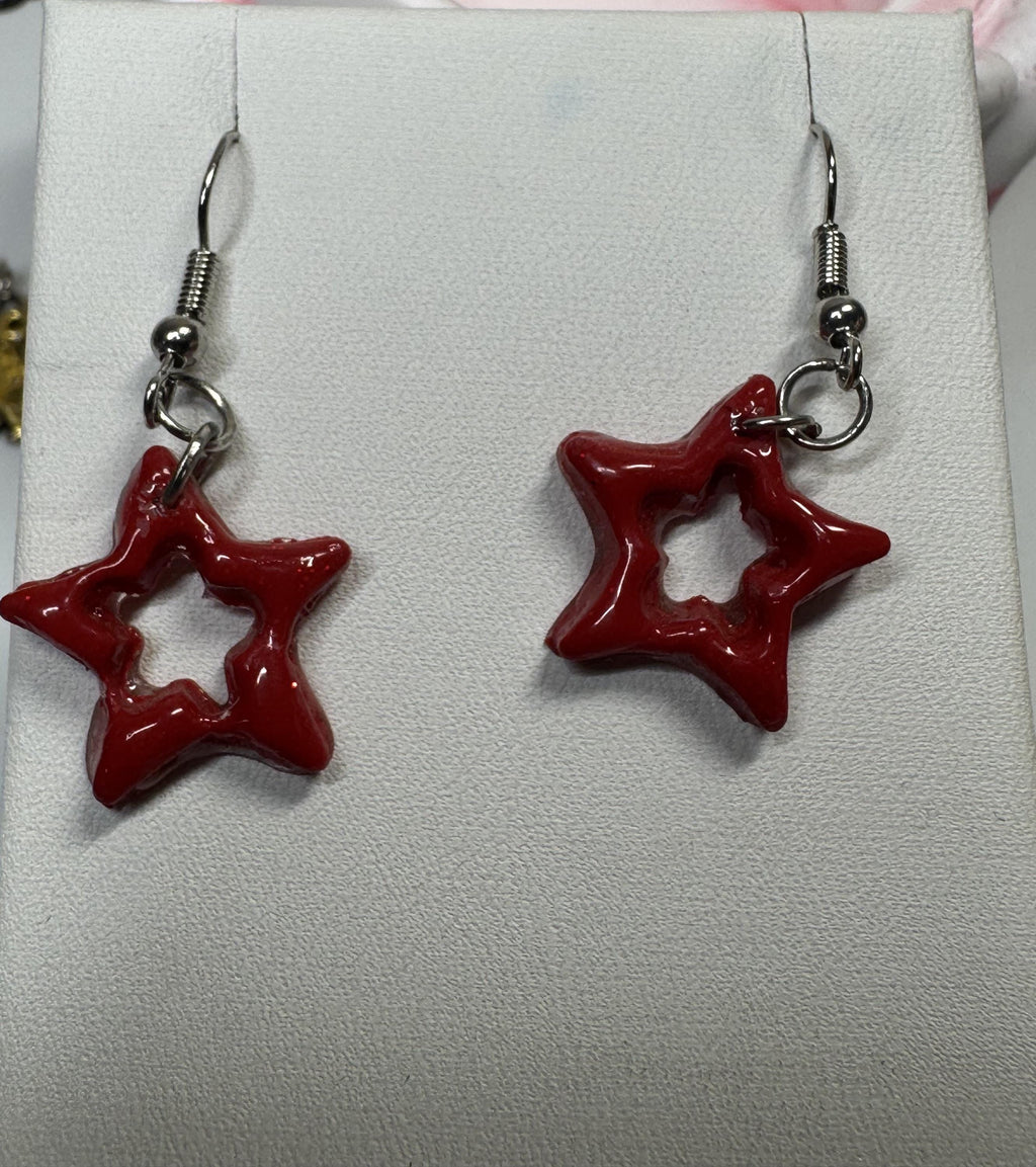 Star Clay Earrings