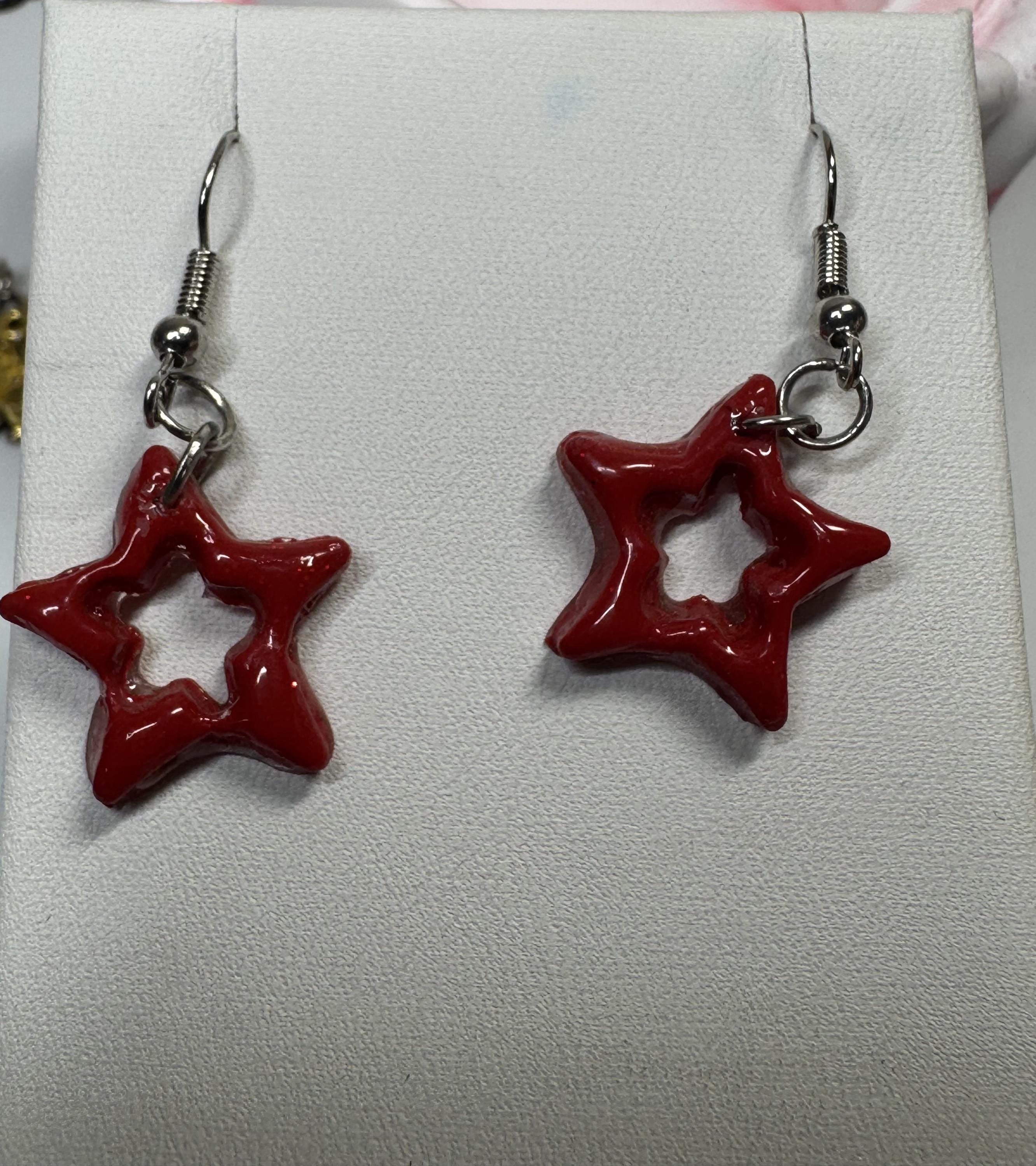 Star Clay Earrings