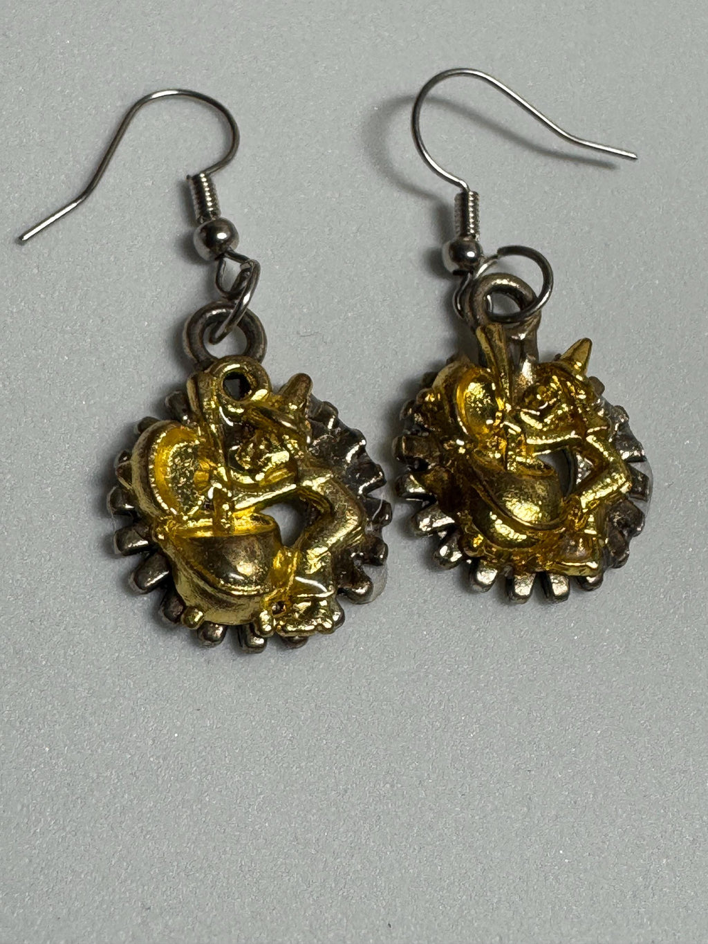 Witchy Metal Dangle Earrings