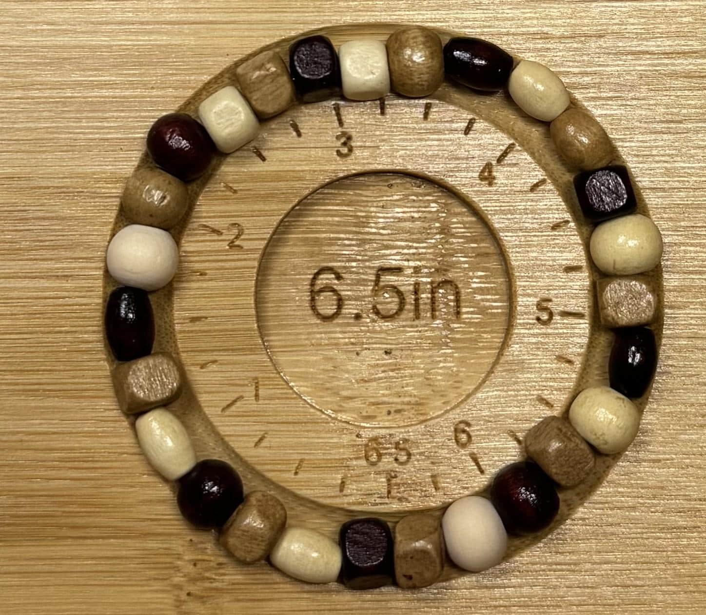 Wooden Beaded Bracelets Stretchy