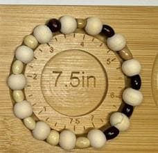 Wooden Beaded Bracelets Stretchy