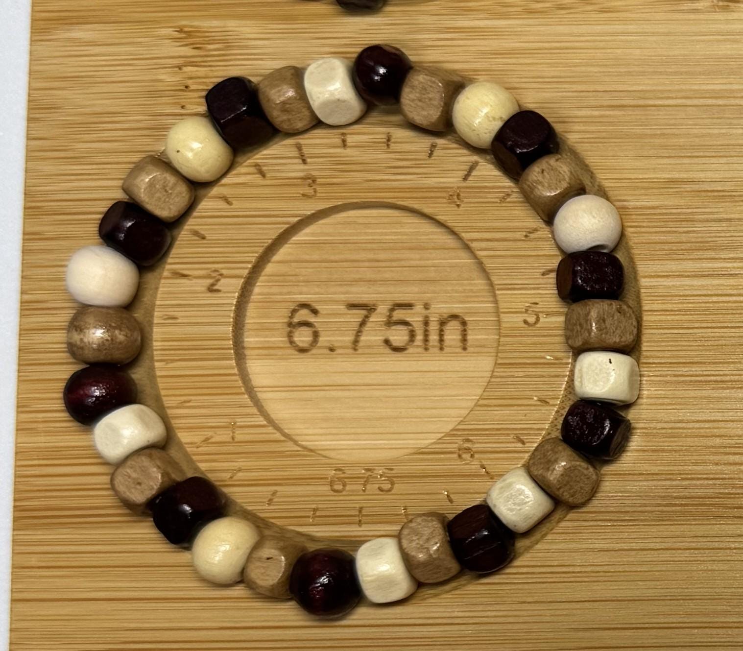 Wooden Beaded Bracelets Stretchy