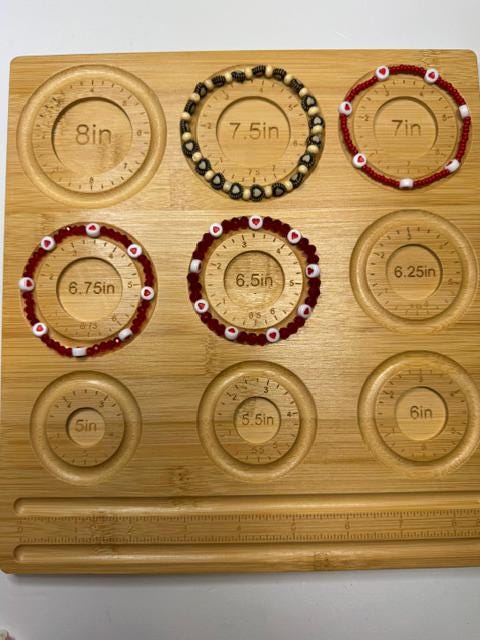 Heart Beaded Stretchy Bracelets