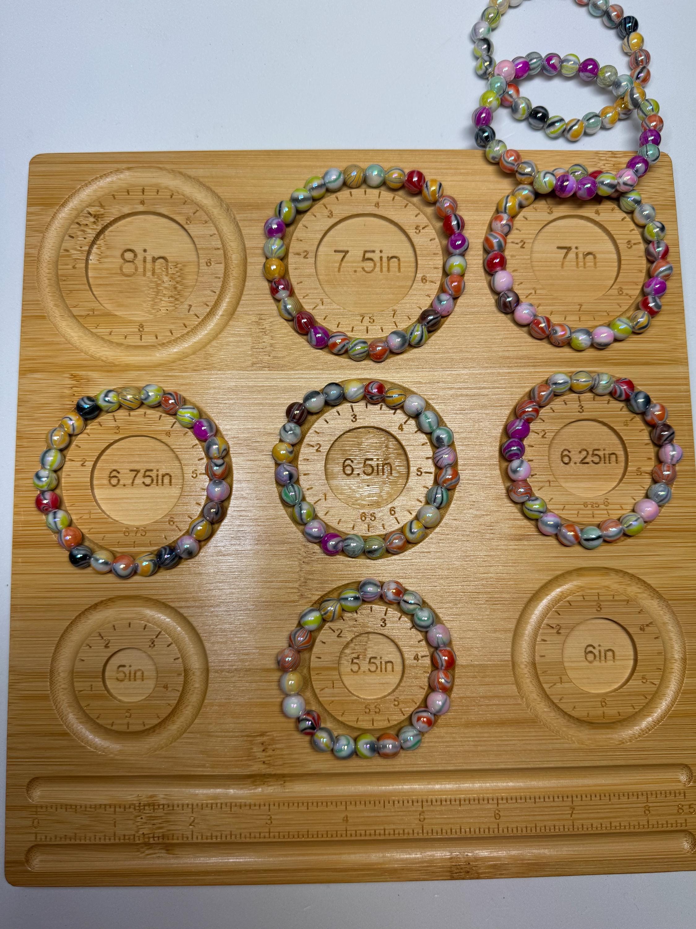 Colorful Plastic Beaded Stretchy Bracelets