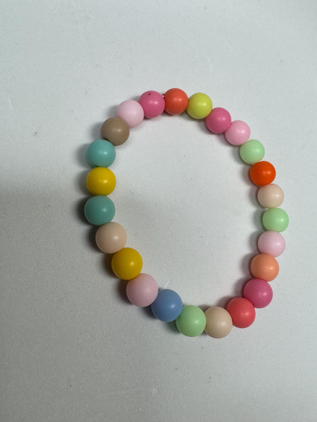 Spring Plastic Beaded Stretchy Bracelets