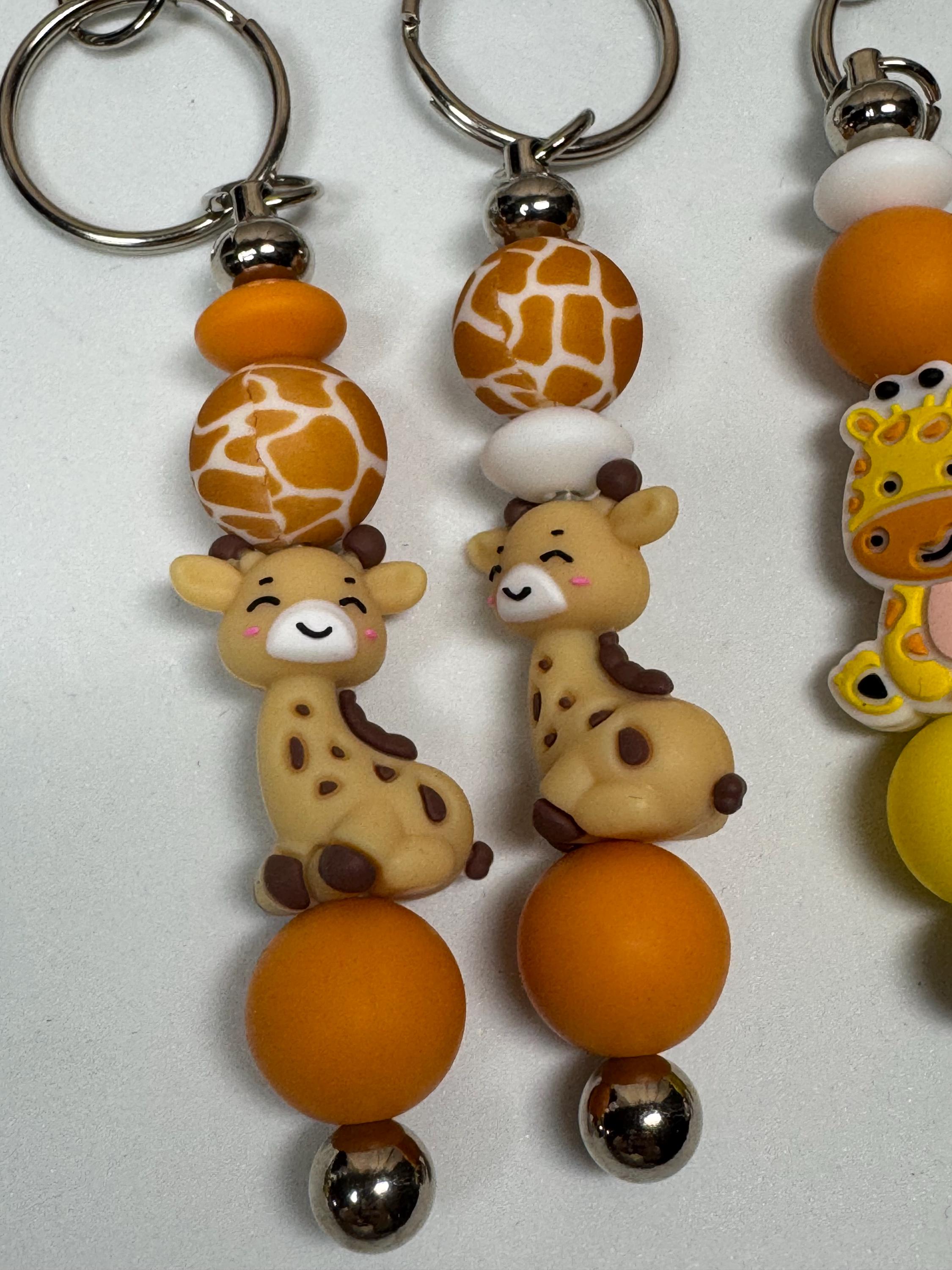 Sunflower and or Giraffe Keychains