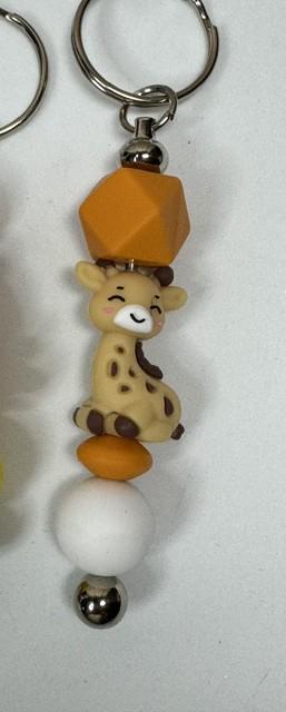 Sunflower and or Giraffe Keychains
